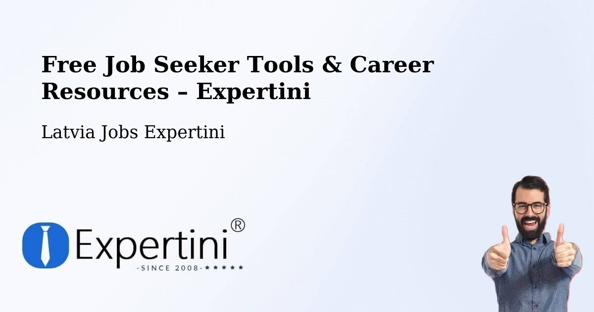 Free Job Seeker Tools & Career Resources – Cēsis - Cēsis, Latvia Jobs Expertini