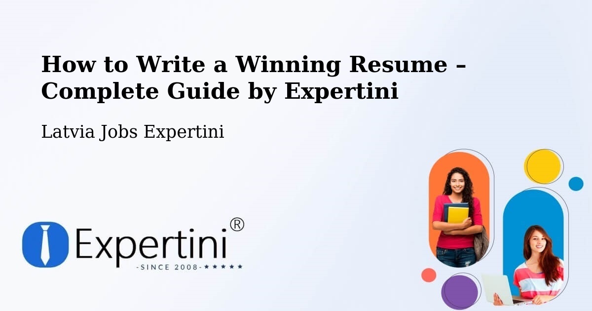 Resume Writing Guide for Job Seekers – Cēsis - Cēsis, Latvia Jobs Expertini