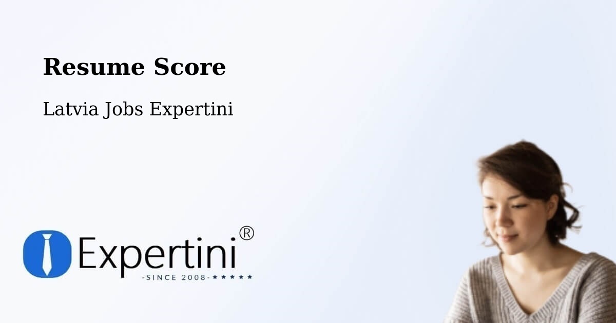 Resume Score & Job Description Match Tool – Cēsis - Latvia Jobs Expertini